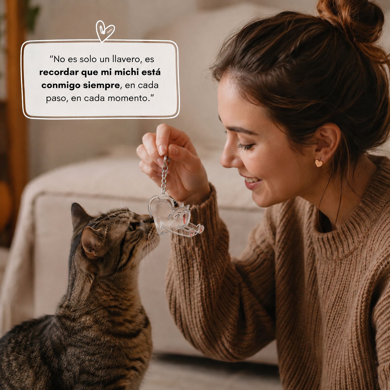 Recuerdo gato personalizado
